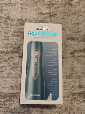 AquaSonic Aqua Flosser Portable Water Flosser - Teal